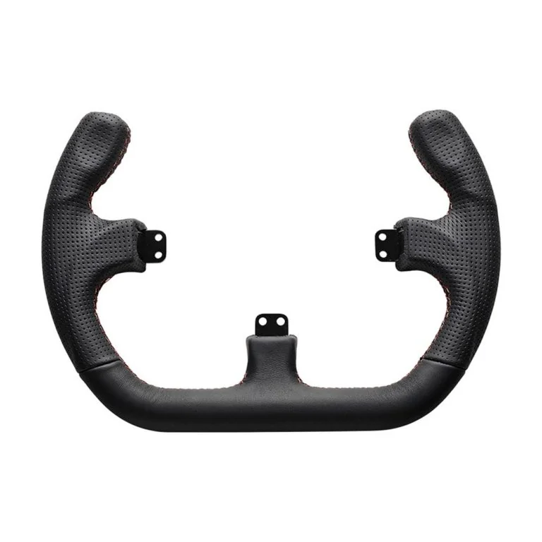 Asetek Racing® Open D Black Leather Rim