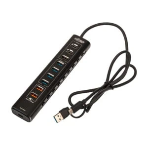 Nitro Concepts® UH1 10-Port Hybrid USB-Hub